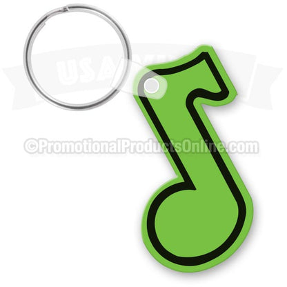 Music Note Vinyl Keychains