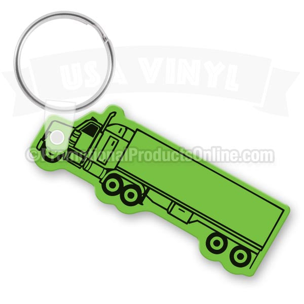 Semi Truck Vinyl Keychains