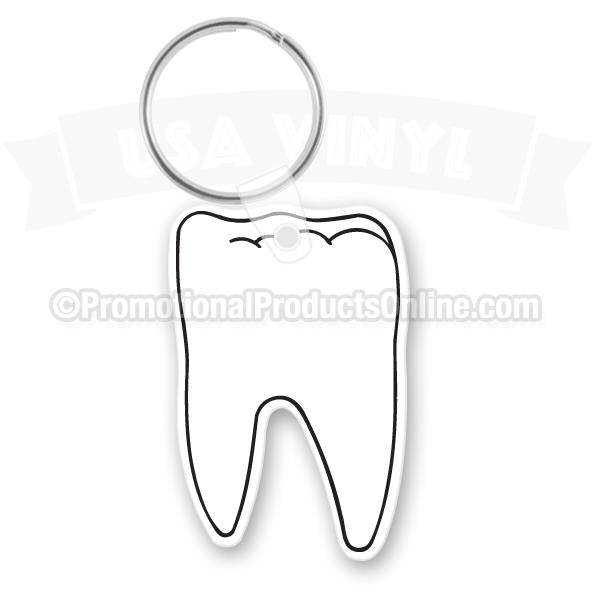 Tooth Vinyl Keychains