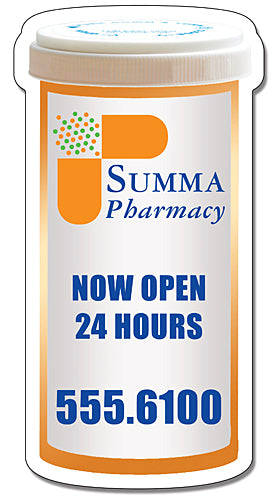 Magnet Prescription Bottle Shape 25 Mil.