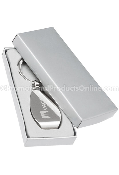 Polished Teardrop Bottle Opener Keychains