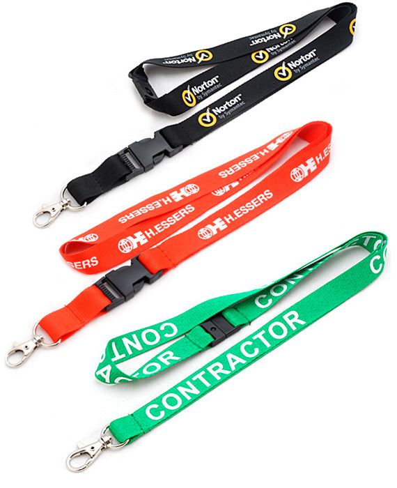 Screen Printed Customizable Lanyards