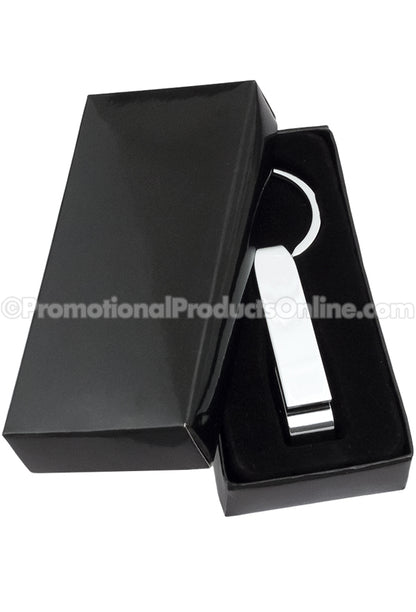 Silver Metal Bottle Opener Keychains