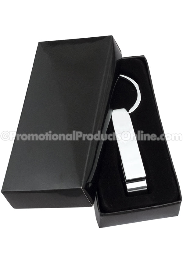 Silver Metal Bottle Opener Keychains