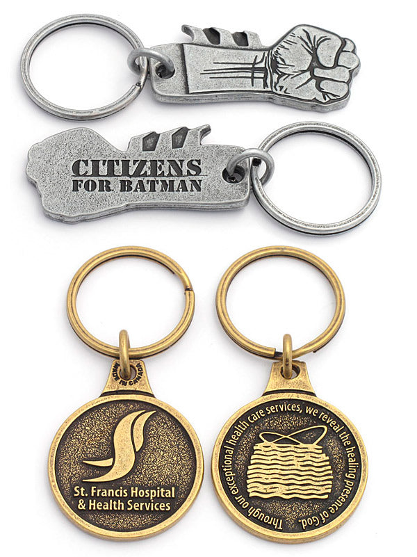 MetaCast Zinc Alloy Custom Keychains