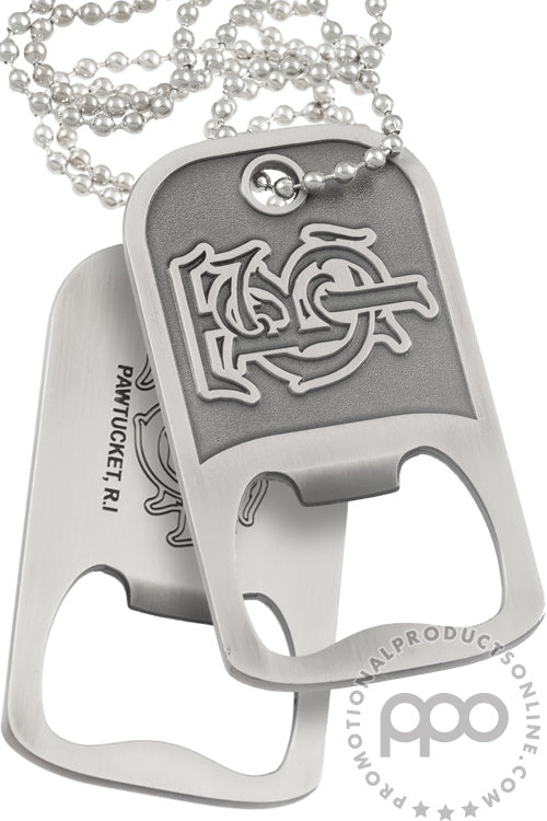 Custom Cast Metal Bottle Opener Dog Tags