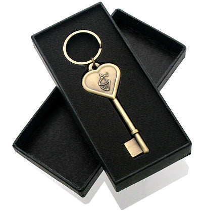 Key Shaped Custom Keychains