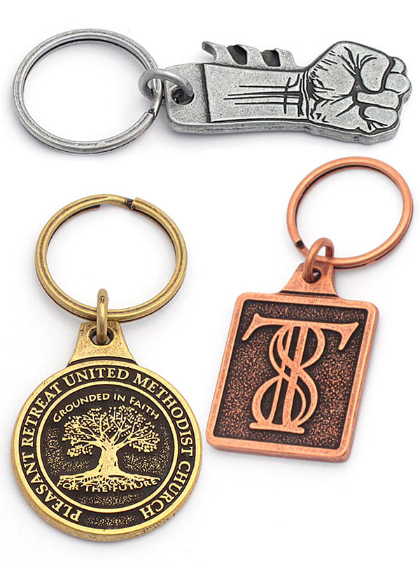 MetaCast Zinc Alloy Custom Keychains
