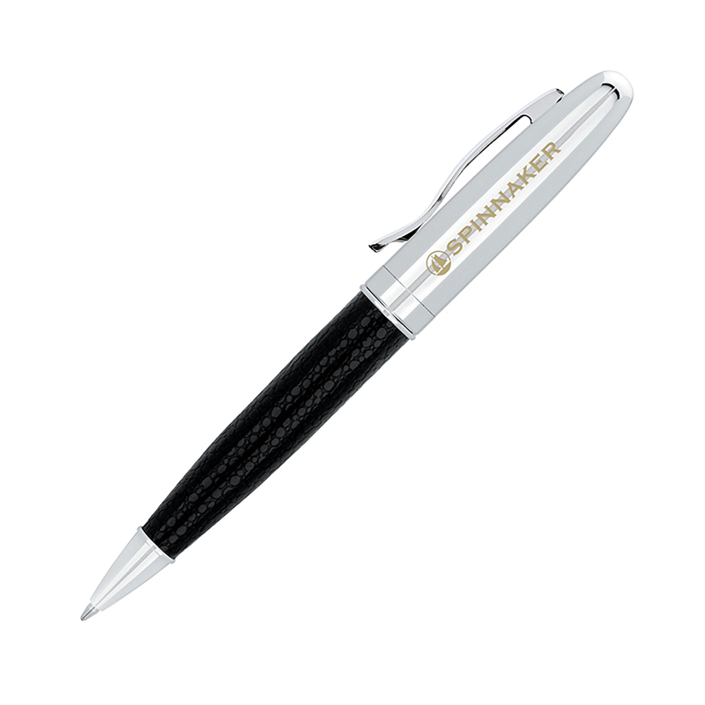 Brass Ballpoint Pen with Leatherette Tube Case - BA3600B