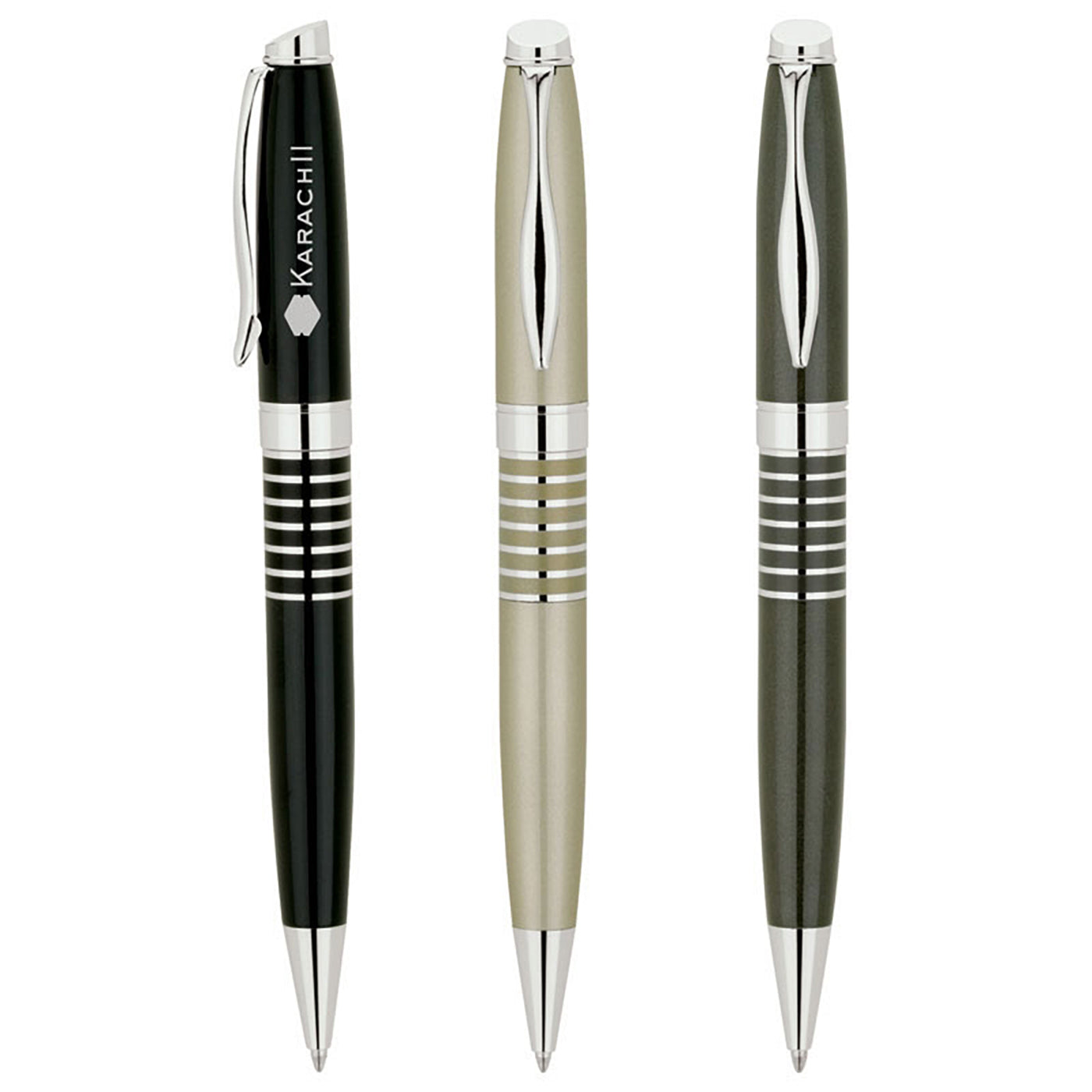 Twist-Action Brass Ballpoint Pen
