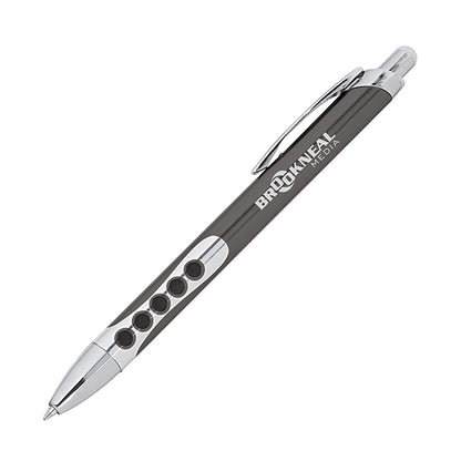 Aluminum Ballpoint Pen with Rubber Grip - BA8500G