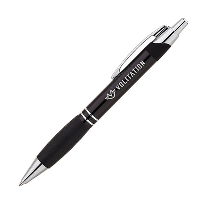 Aluminum Ballpoint Pen with Rubber Grip - BB1600B