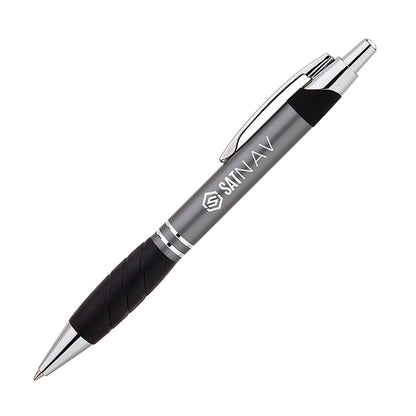 Aluminum Ballpoint Pen with Rubber Grip - BB1600S