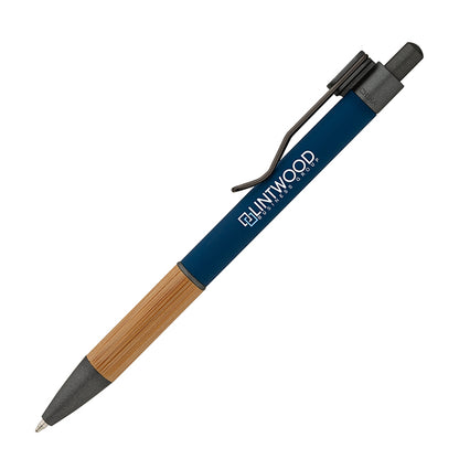 Bamboo Grip Aluminum Ballpoint Pen - BB6800N