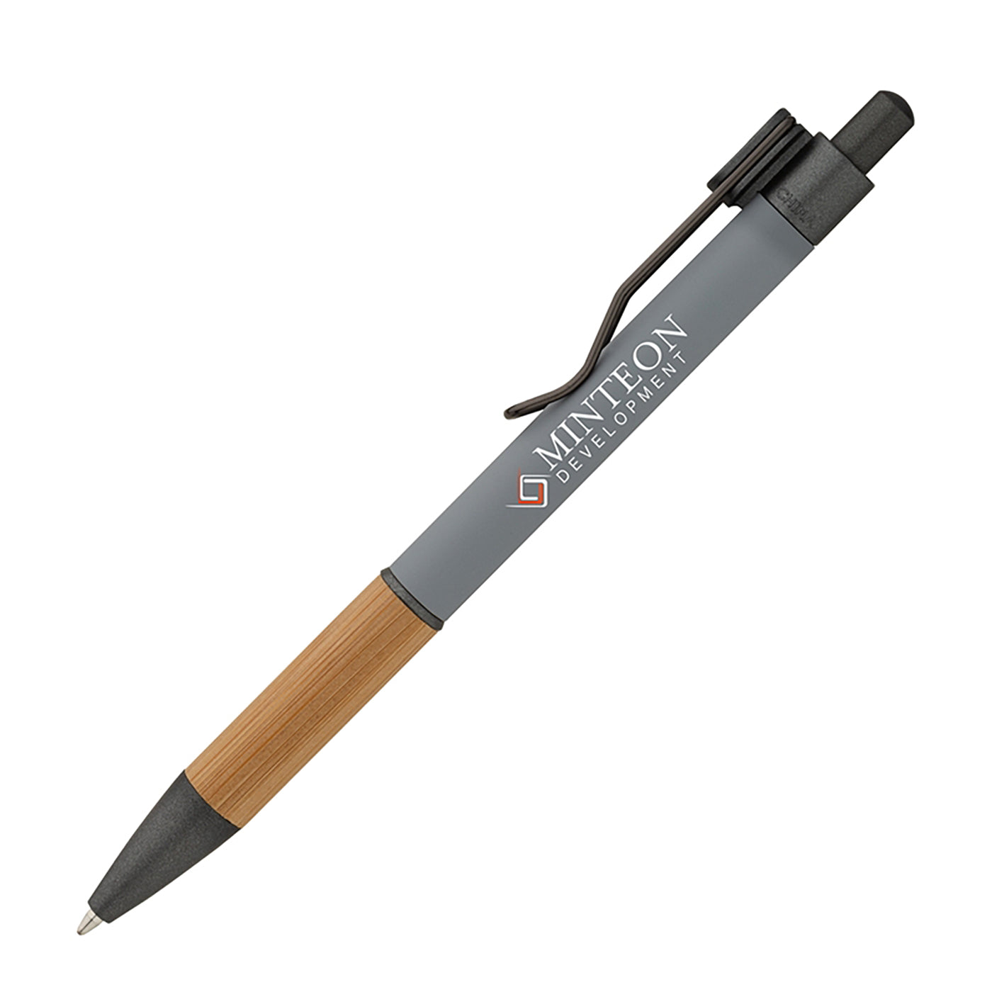 Bamboo Grip Aluminum Ballpoint Pen - BB6800S