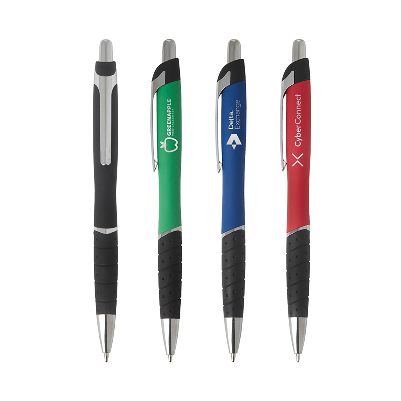 Rubberized Aluminum Click Pen