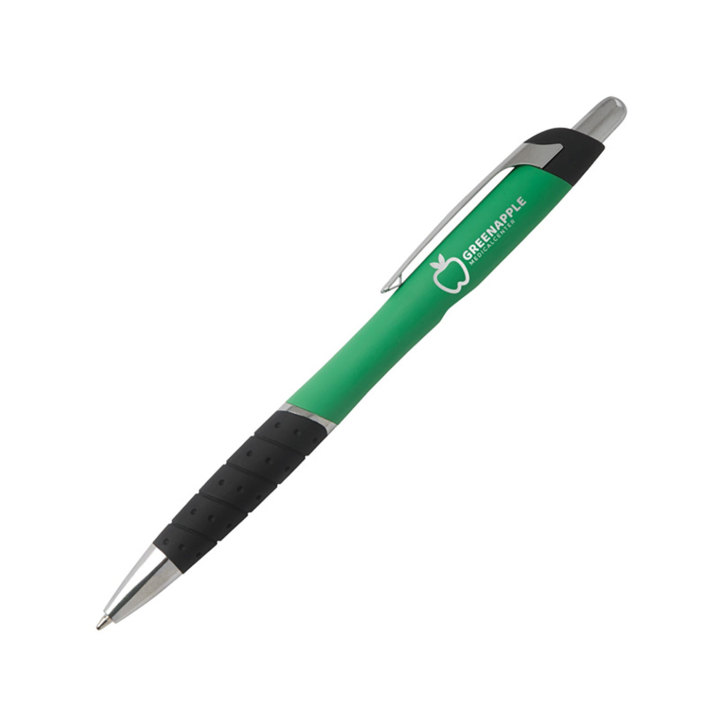 Rubberized Aluminum Click Pen - BB7300G