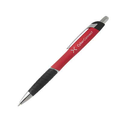 Rubberized Aluminum Click Pen - BB7300R