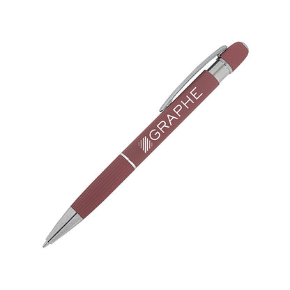 Soft-Touch Aluminum Click Pen - BB7500X