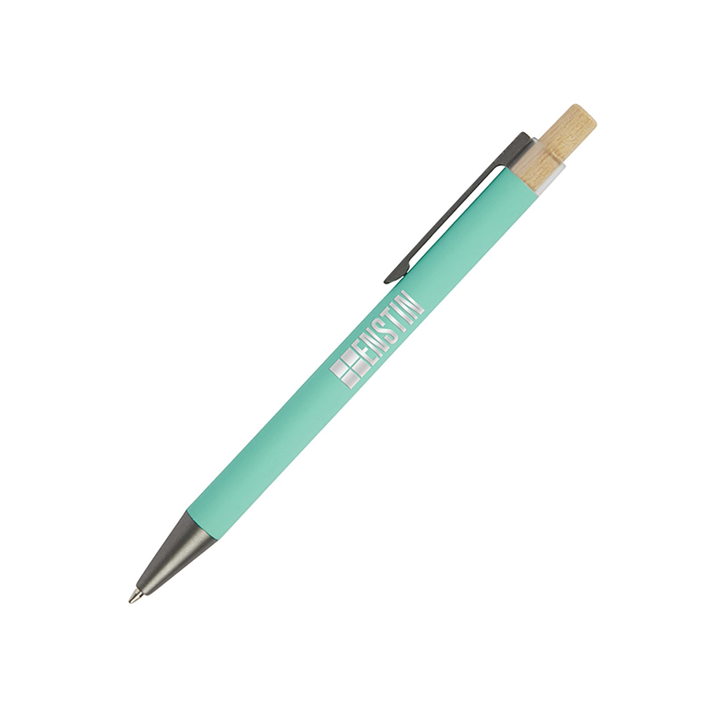 Recycled Aluminum Bamboo Plunger Pen - BB7700A