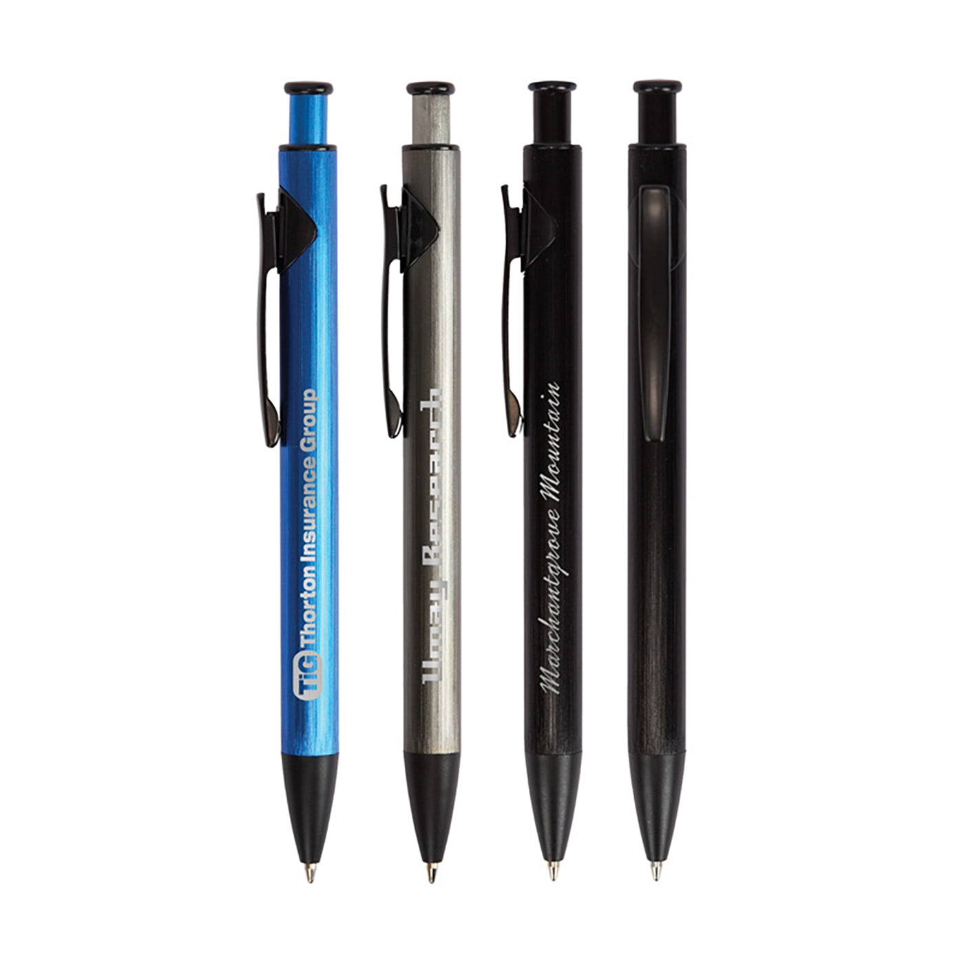 Recycled Aluminum Plunge-Action Pen