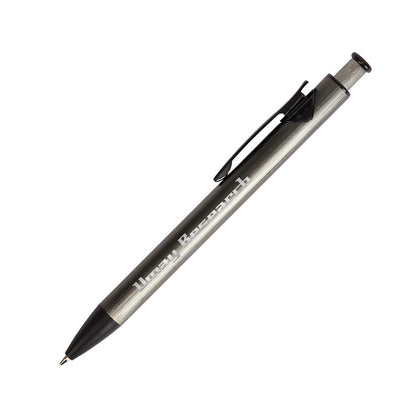 Recycled Aluminum Plunge-Action Pen - BB7800G