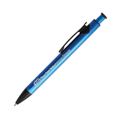 Recycled Aluminum Plunge-Action Pen - BB7800N