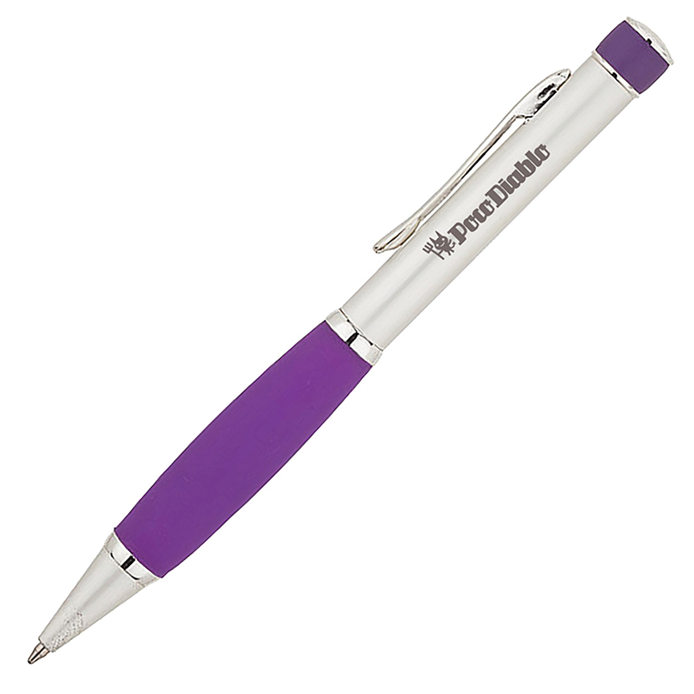 Brass Twist-Action Ballpoint with Rubber Grip - BL4800P