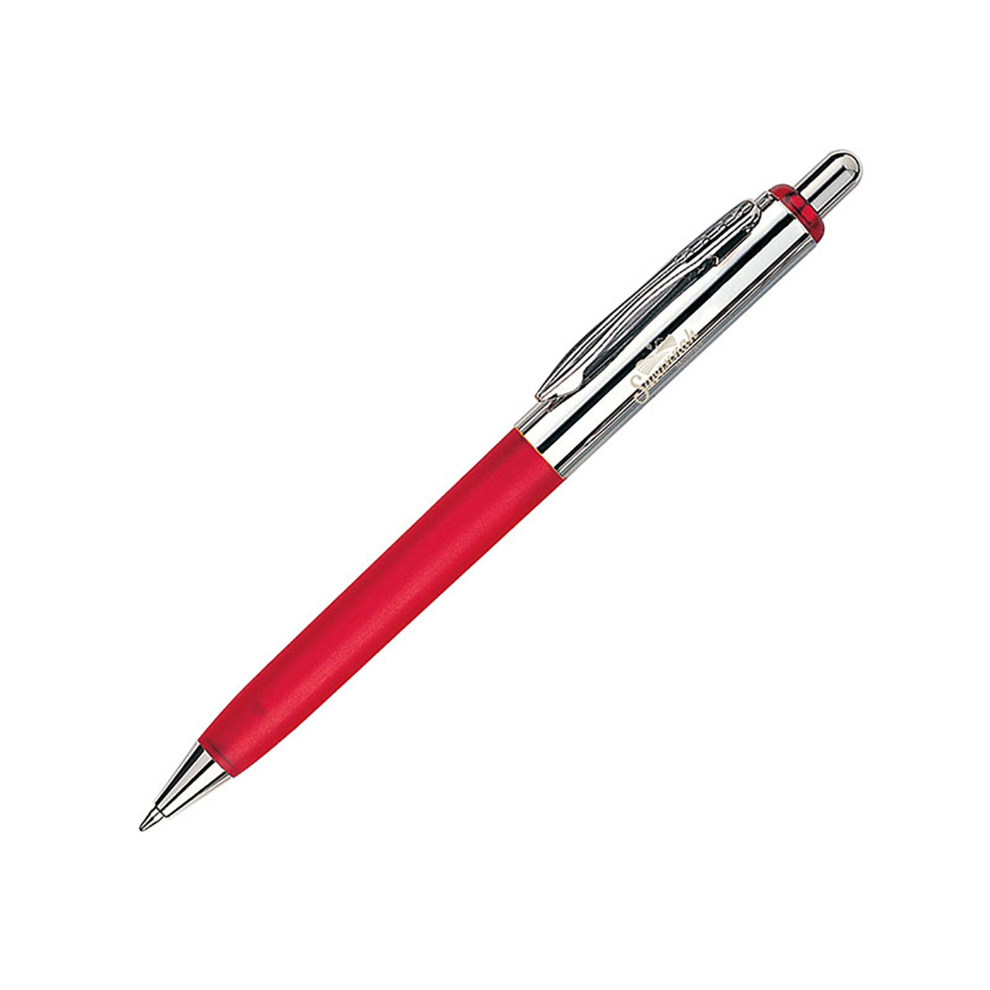 Translucent Plastic Ballpoint with Brass Cap - BL5000R