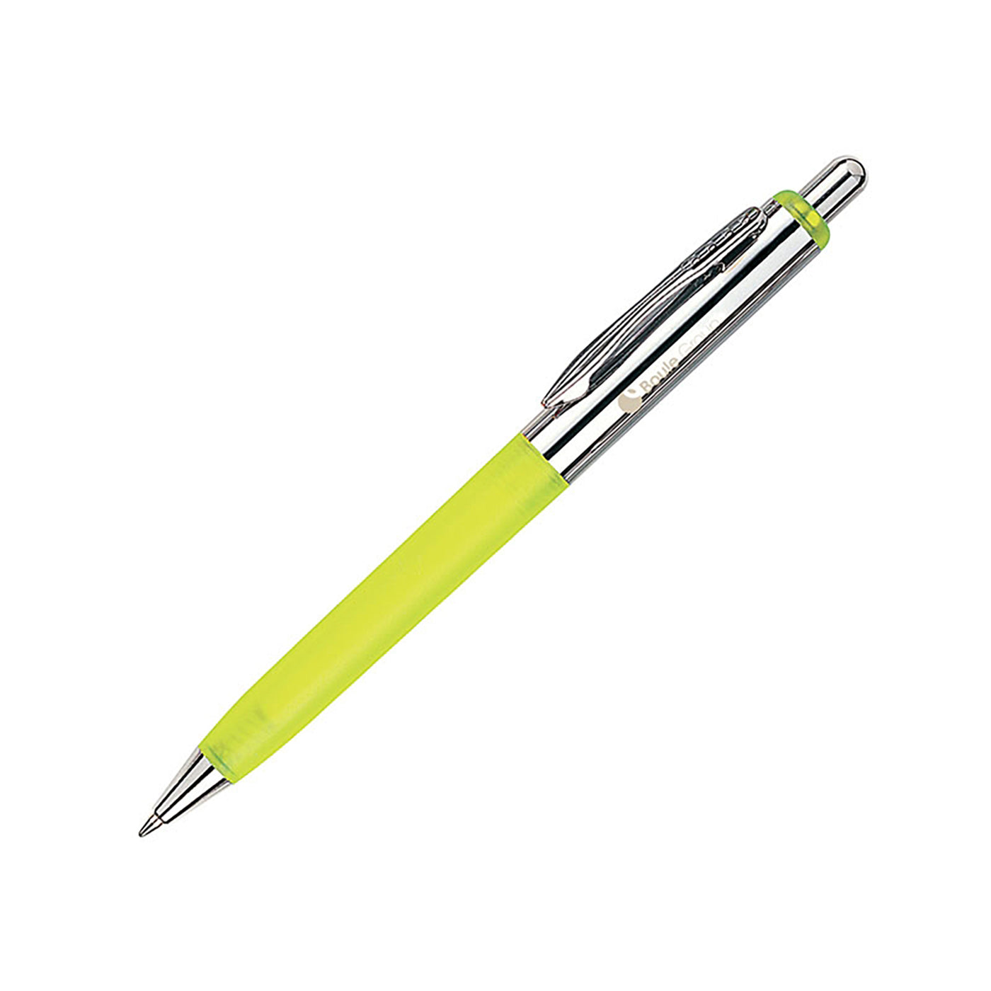 Translucent Plastic Ballpoint with Brass Cap - BL5000Y