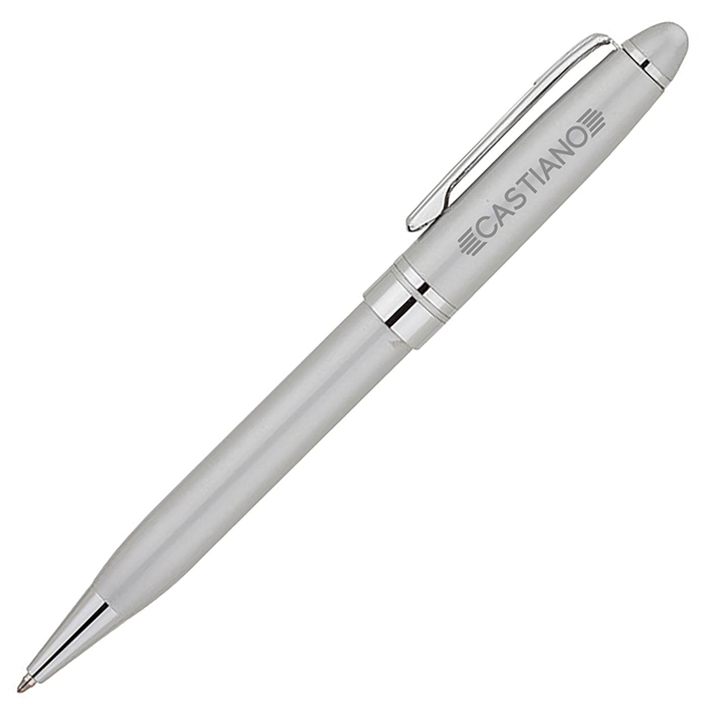 Brass Twist-Action Ballpoint with Chrome Accents - BL5200S