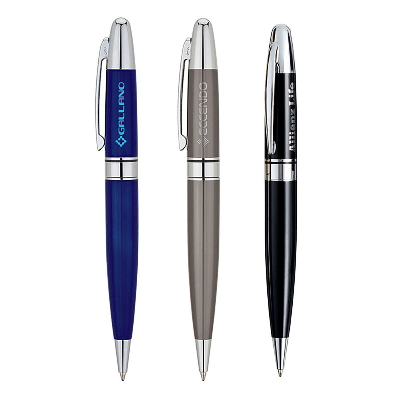 Solid Brass Twist-Action Ballpoint Pen