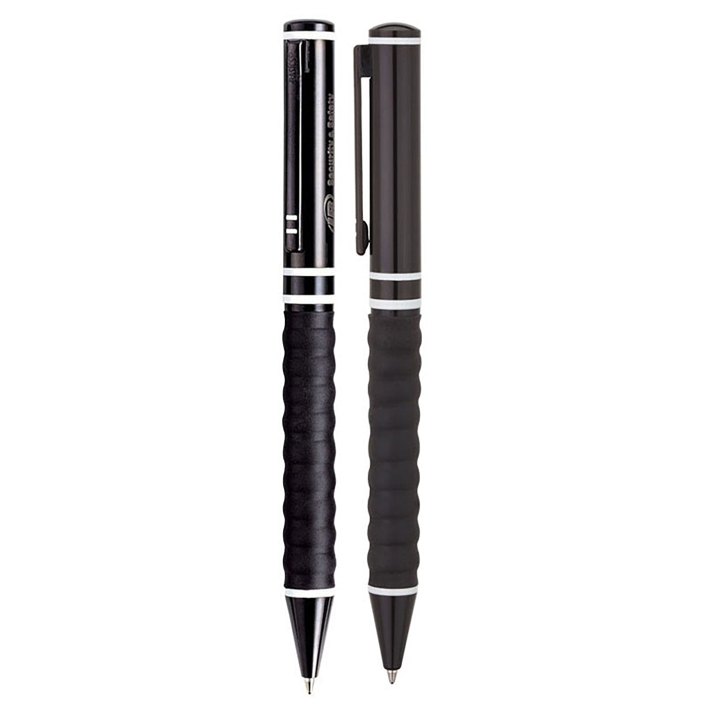 Brass Silicone Grip Ballpoint Pen