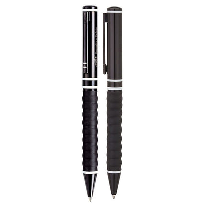 Brass Silicone Grip Ballpoint Pen
