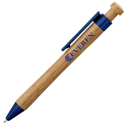 Bamboo Ballpoint with PLA Plastic Clip - BT6100N