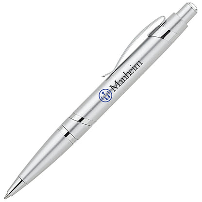 Metallic Plastic Ballpoint with Spiral Rings - BT6500S