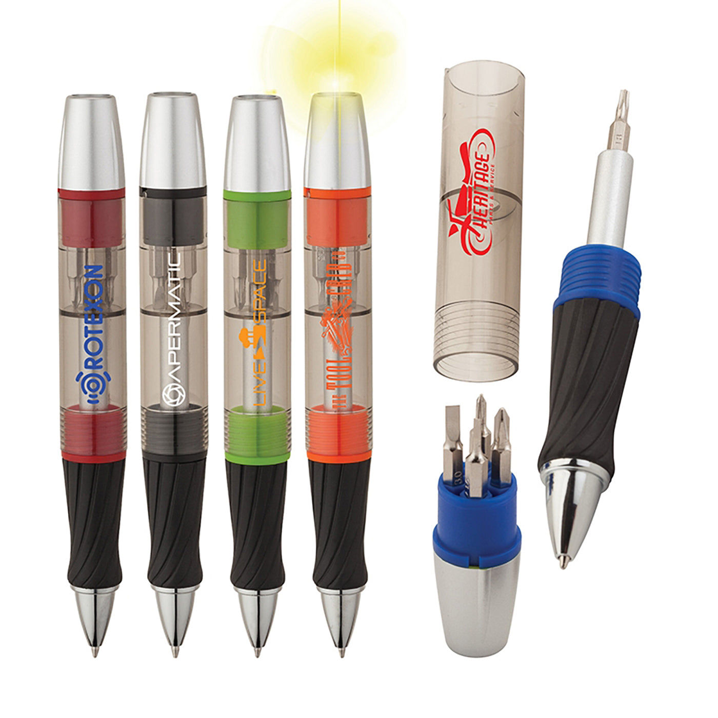 Multi-Function Tool Pen with LED