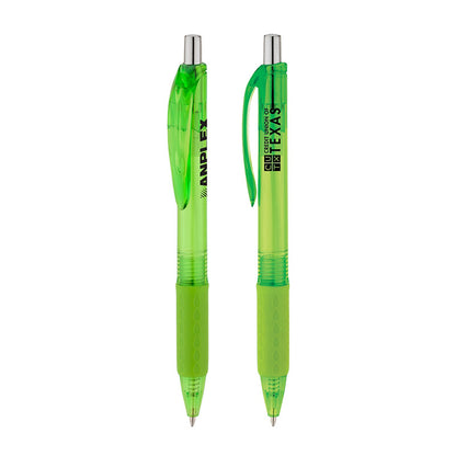 Translucent Plunge-Action Ballpoint Pen