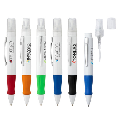 Refillable Spray Twist-Action Ballpoint Pen