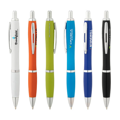 Antimicrobial Plunge-Action Ballpoint Pen