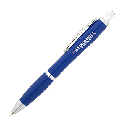 Antimicrobial Plunge-Action Ballpoint Pen - BV6600N