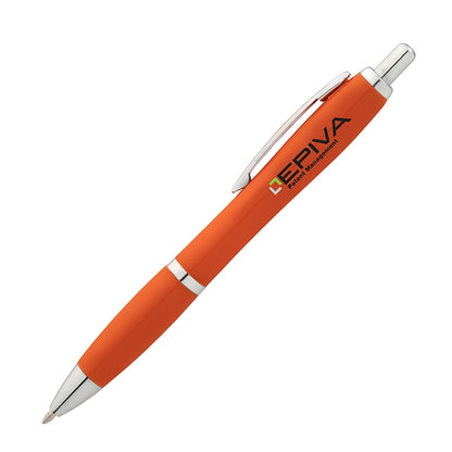 Antimicrobial Plunge-Action Ballpoint Pen - BV6600T