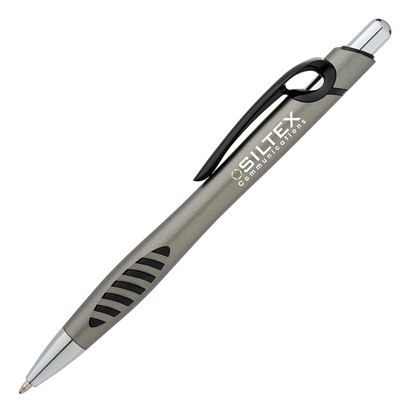 D-Ring Clip Plunge-Action Ballpoint Pen - BV6700S