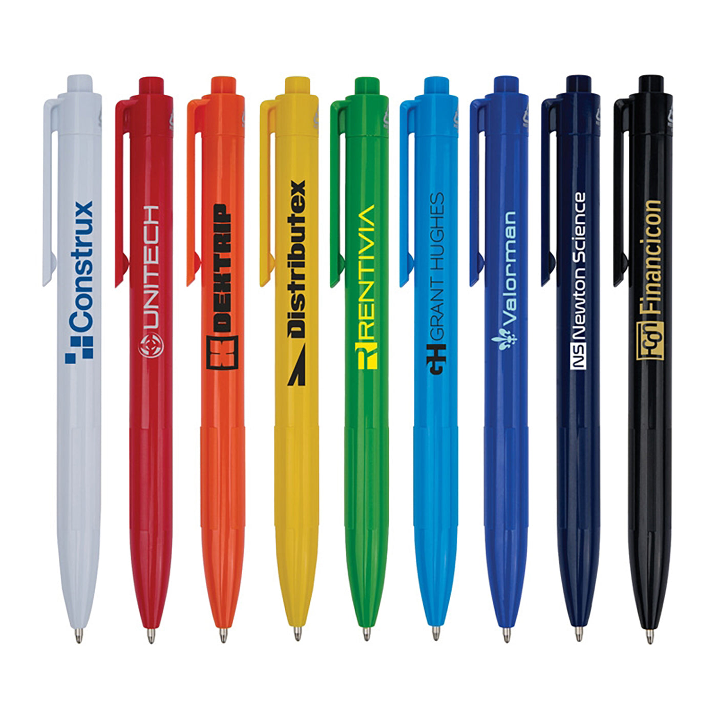 Recycled Plastic Ballpoint with Metal Accents