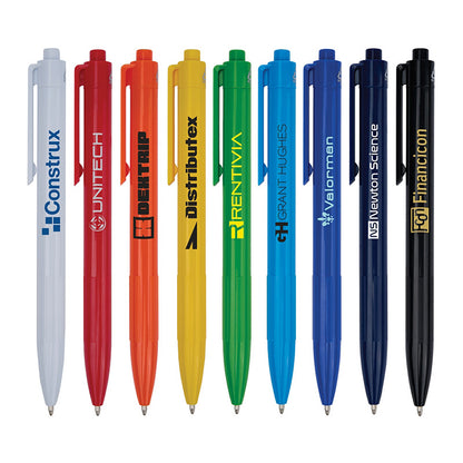 Recycled Plastic Ballpoint with Metal Accents
