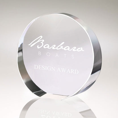 Large Angle Cut Crystal Disc