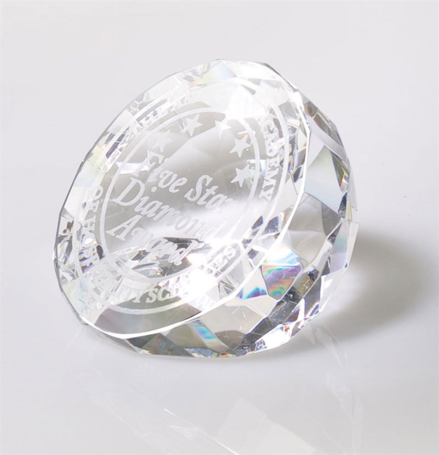 Flat-Cut Diamond Crystal Award - CA3101
