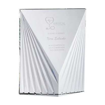 Slanted Polygon Crystal Award - CA3601