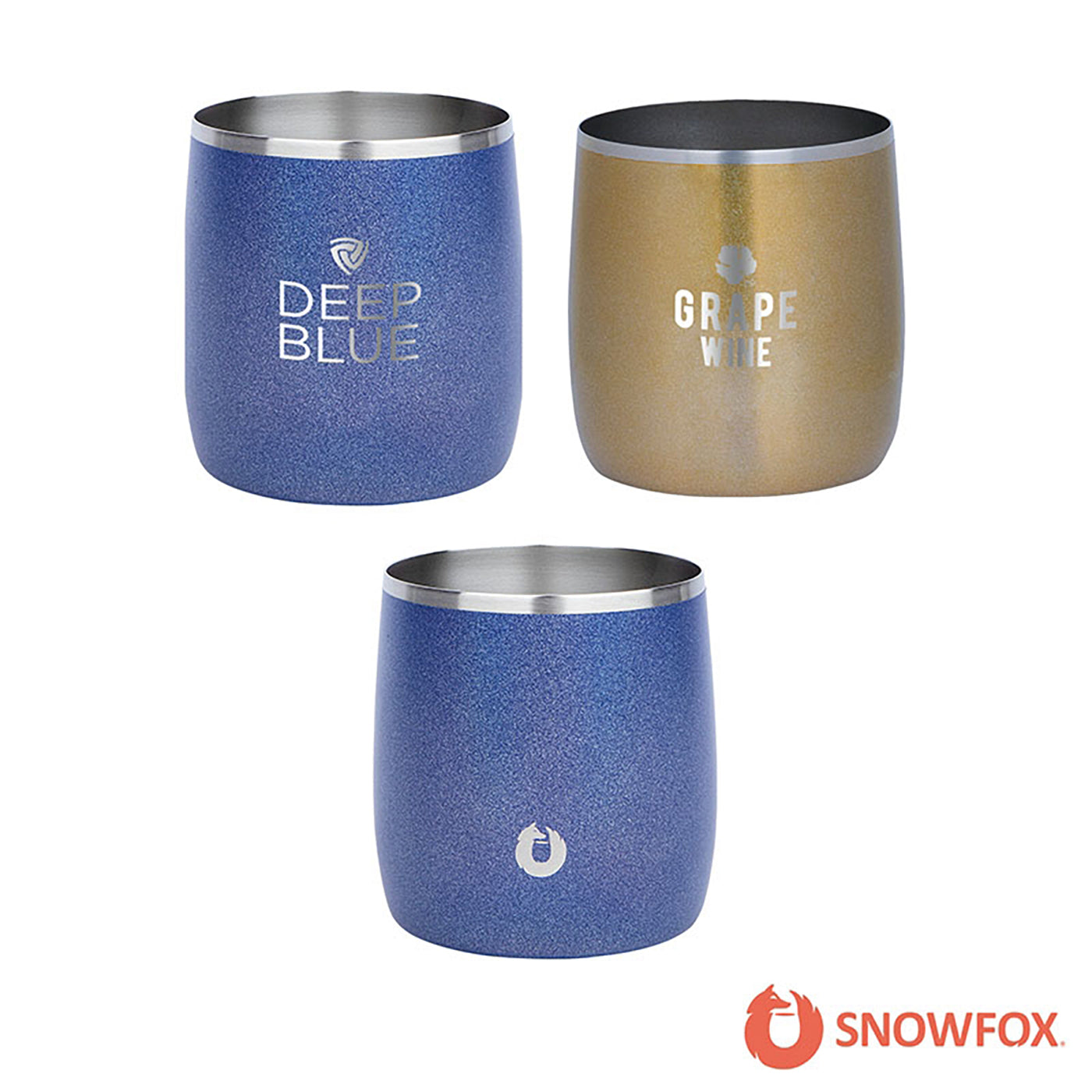 11 oz. Shimmer Finish Vacuum Insulated Whiskey Rocks Tumbler
