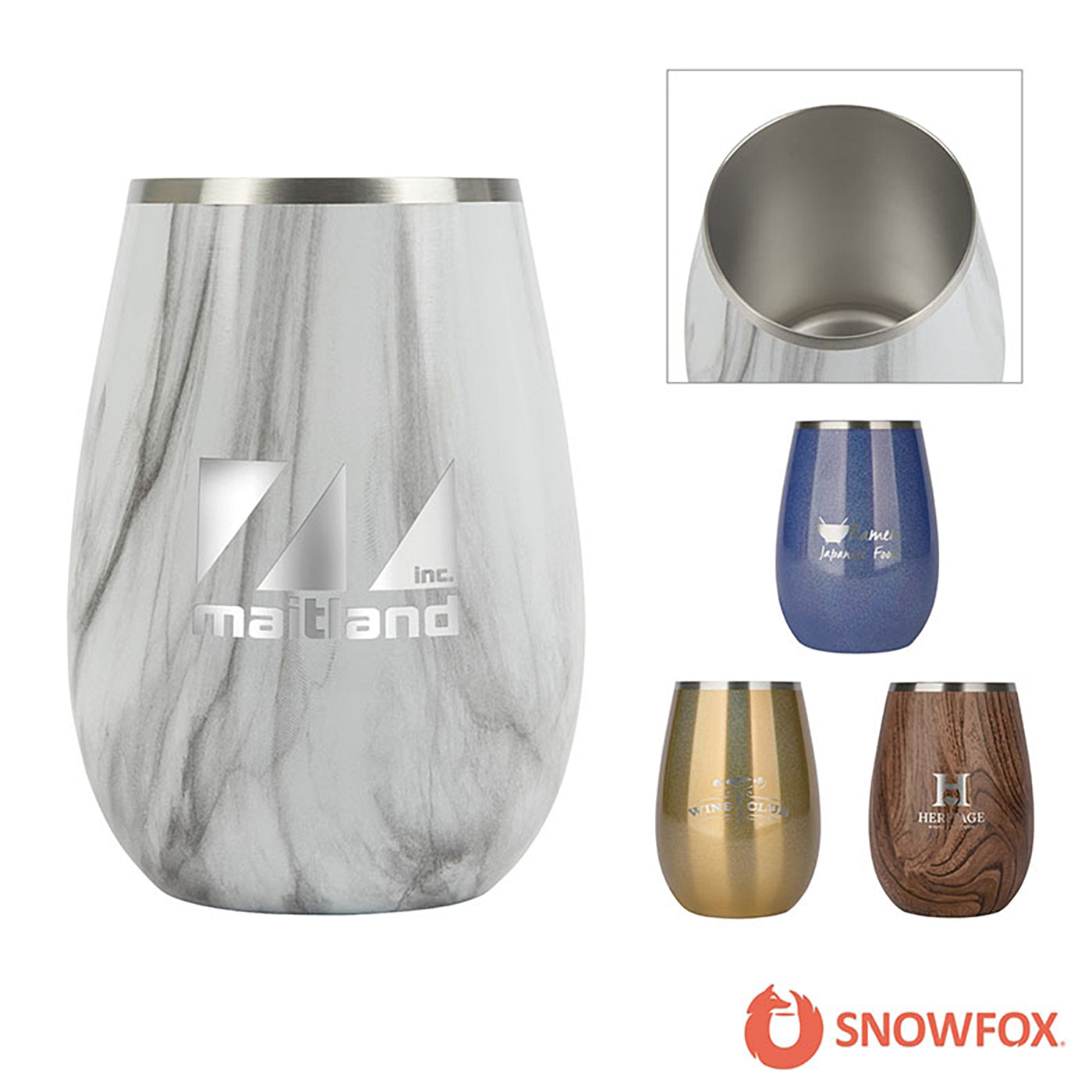 8 oz. Vacuum Insulated Sauvignon Blanc Wine Glass
